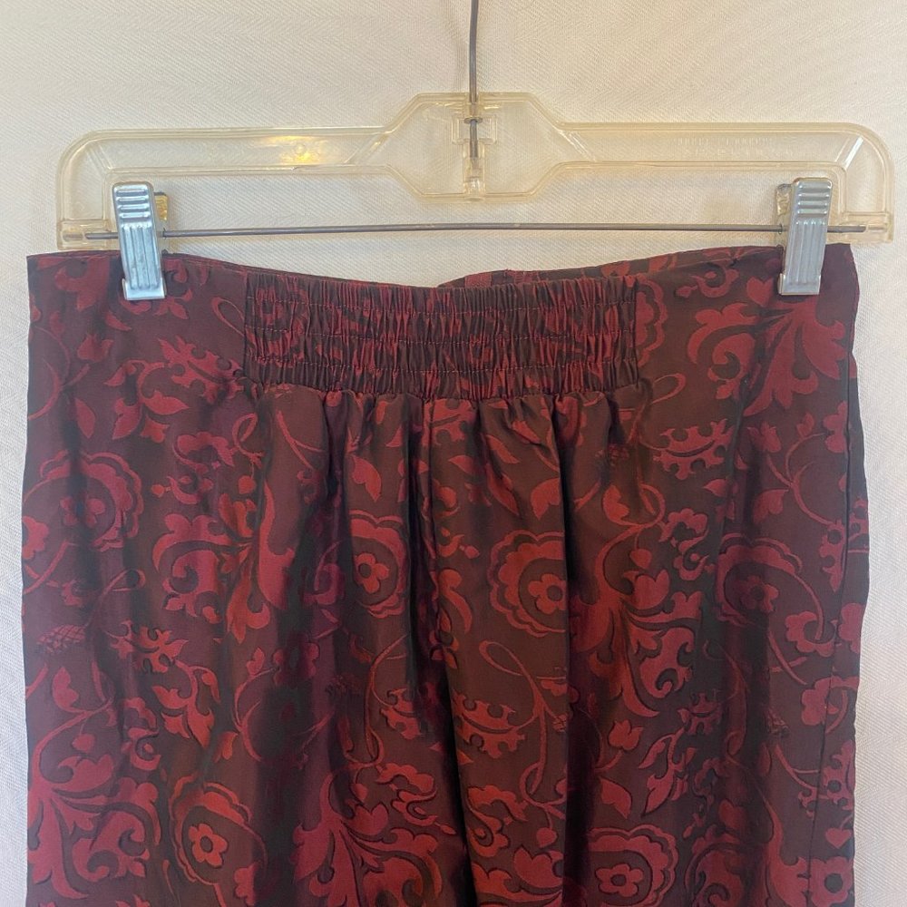 Vintage Sue Wong Brocade Velvet beaded collar Pant Suit Set - Picture 11 of 14